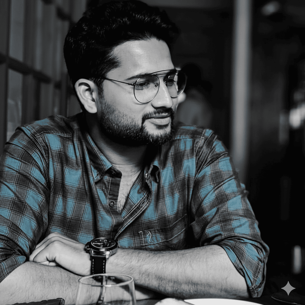 Portrait of the founder of Elevion, a strategic consultancy.