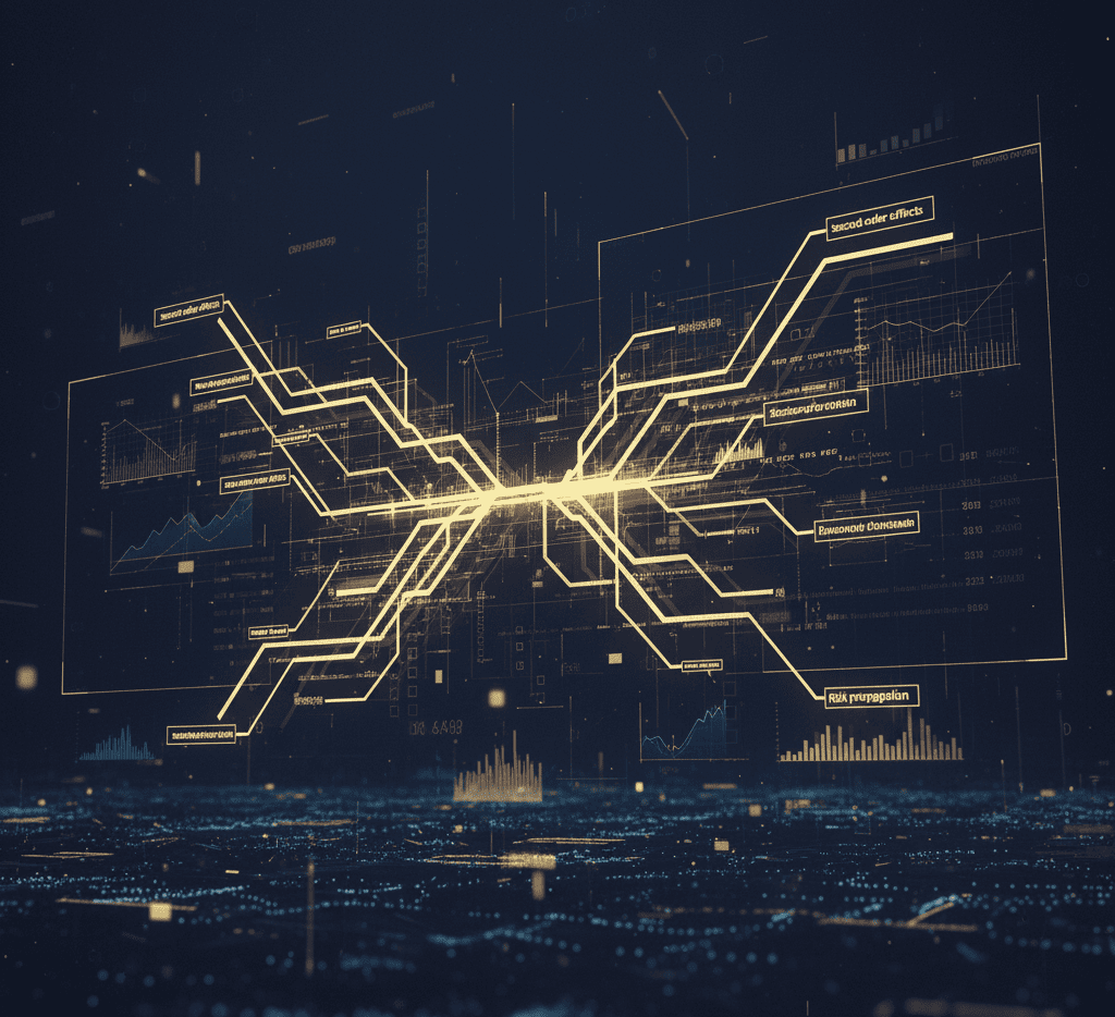 Visualization of causal strategic blueprint with second-order modeling.